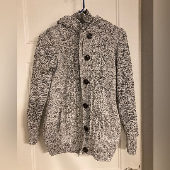 Jackets & Blazers - Grey Coat with zipper and buttons